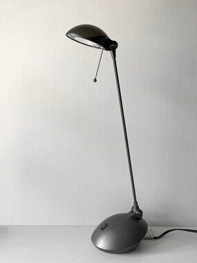 IKEA Flygel Desk Lamp Gray Adjustable Task Light Y2K Discontinued MCM